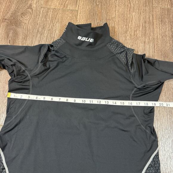 BAUER NECKPROTECT LONG SLEEVE BASELAYER TOP - SENIOR (ADULT) Medium - Picture 6 of 14